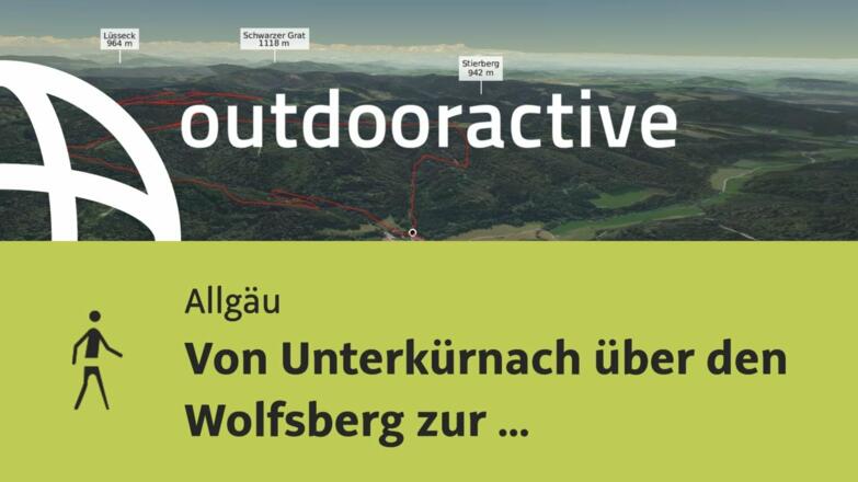 Wanderung im Allgäu: Von Unterkürnach über den Wolfsberg zur Kreuzleshöhe
