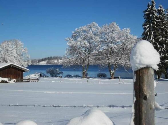 Winteridylle vor unserem Haus
