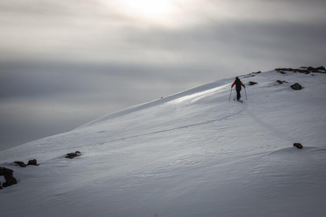 Aufstieg auf den Hahnleskopf mit Tourenski