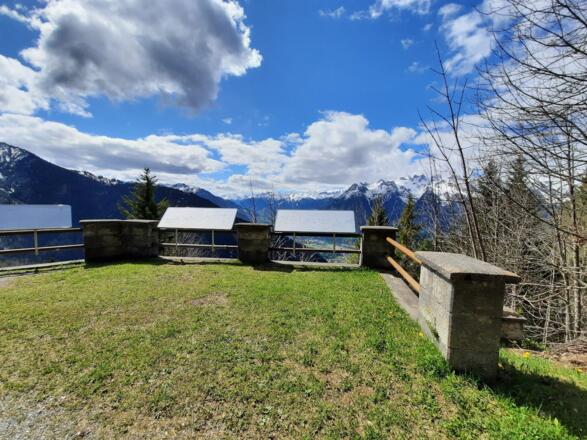Aussichtspunkt kurz vor dem Ziel