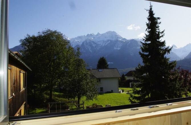 Ausblick auf den Rätikon