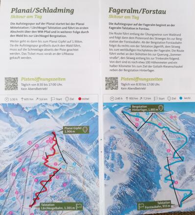 Pistenskitour / Fageralm / Forstau