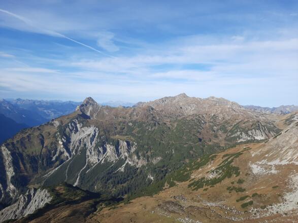 Gipfelausblick Richtung Roggelskopf