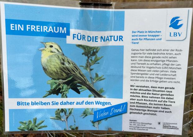 Hinweise für Besucher des Truderinger Forsts