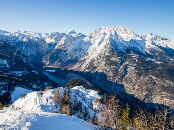 Die Highlights des Nationalpark Berchtesgaden im Winterkleid.