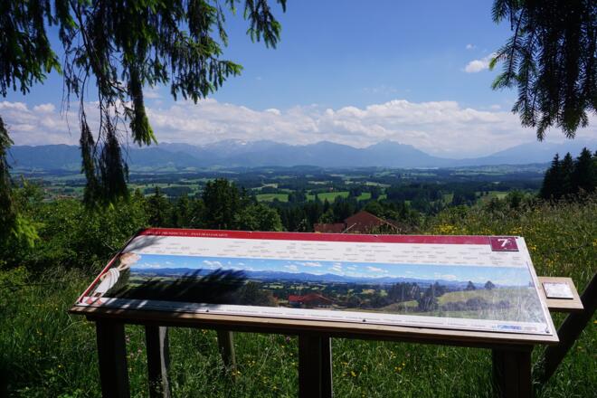Logenplatz-Route auf dem Weg nach Lechbruck a.S.