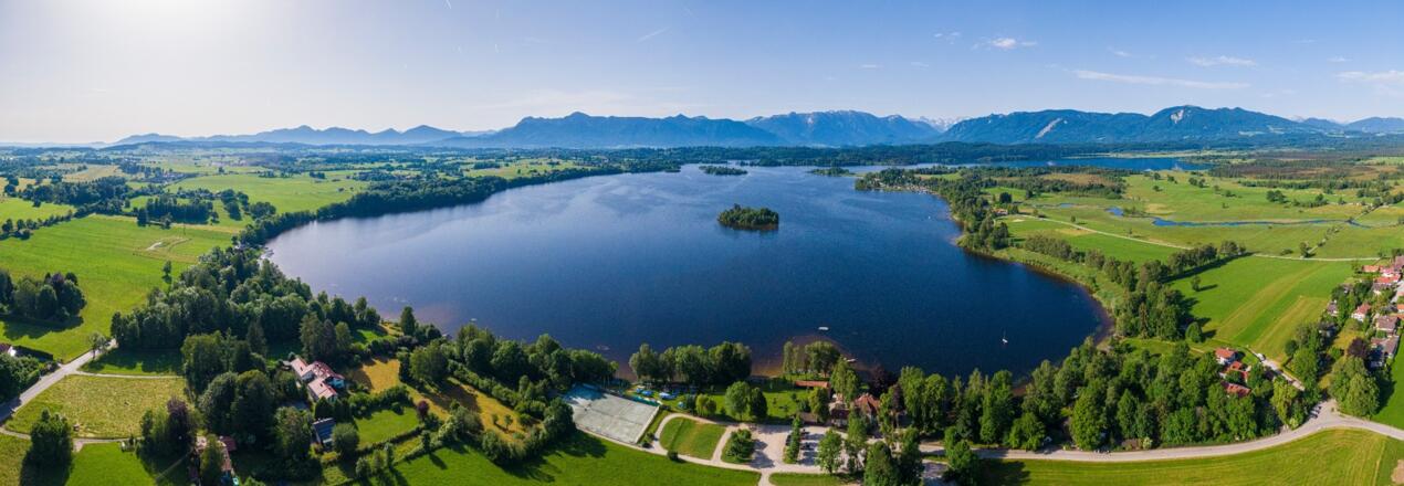 Der Staffelsee von oben