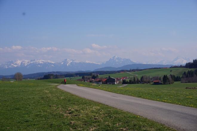 Aussicht auf der Idyllegarten-Route