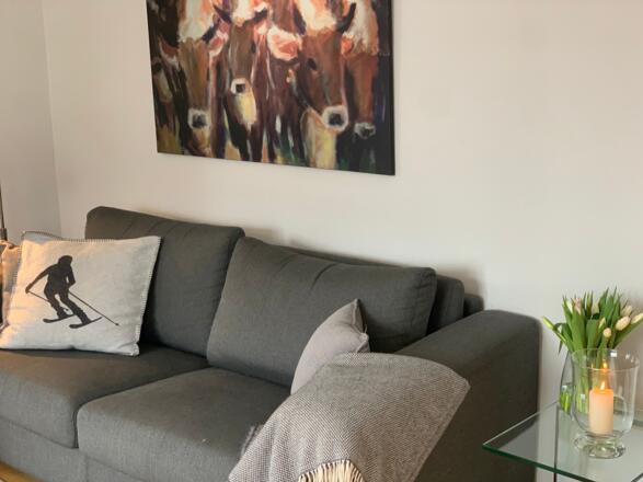 Wohn-Esszimmer, Schlafsofa