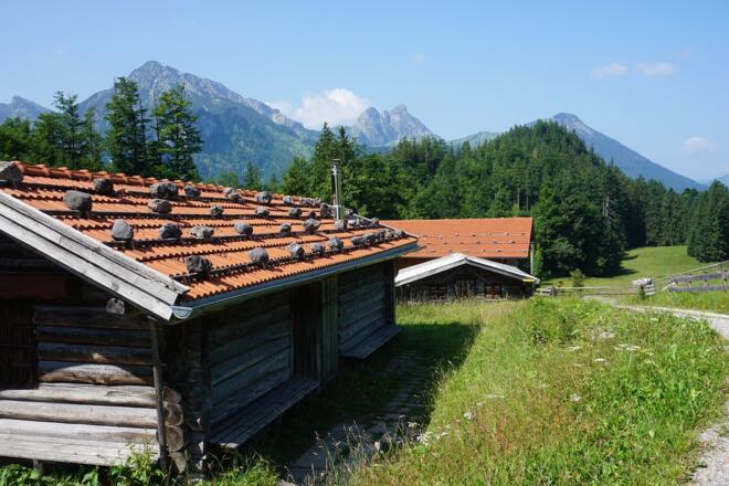 Königsalpen-Route auf dem Weg von Füssen nach Pfronten