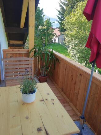 NEU! Balkon - Fewo 1 - Augusta - mit Schloss- und Bergblick