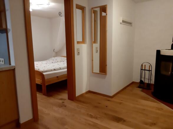 Schlafzimmer mit Himmelbett