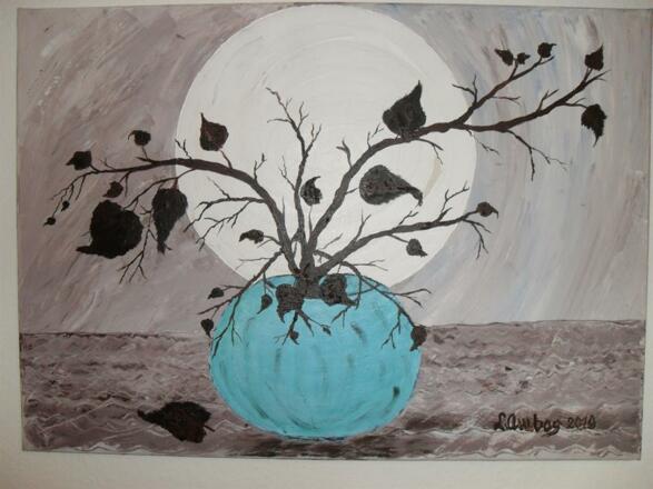 Bild Vollmond gemalt