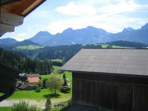Blick aus unserem Apartment Eckstoa
