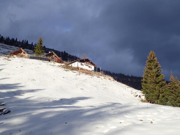 Die Hütten der Tenneralm