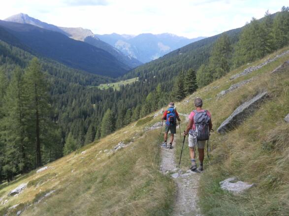 Abstieg zur Radurschlalpe