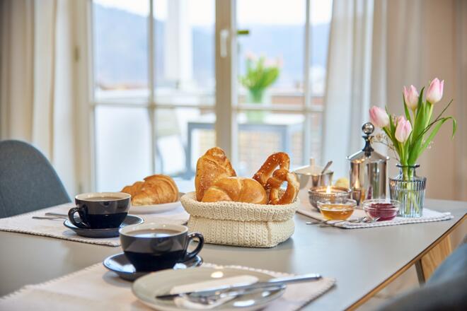 Ferienwohnung No1, Esstisch