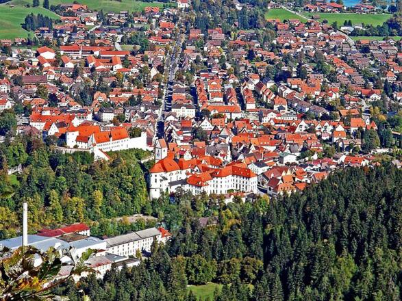 Blick auf Füssen