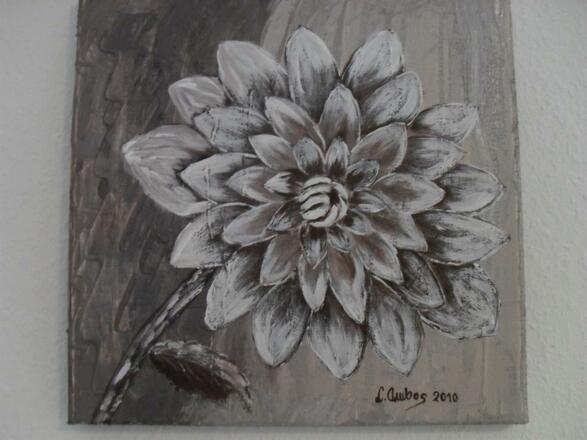 Bild Gerbera gemalt