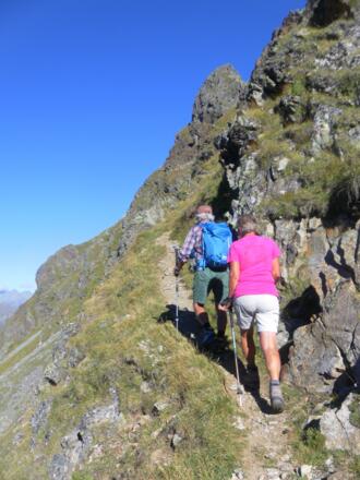 schrofiger Pleisenanstieg