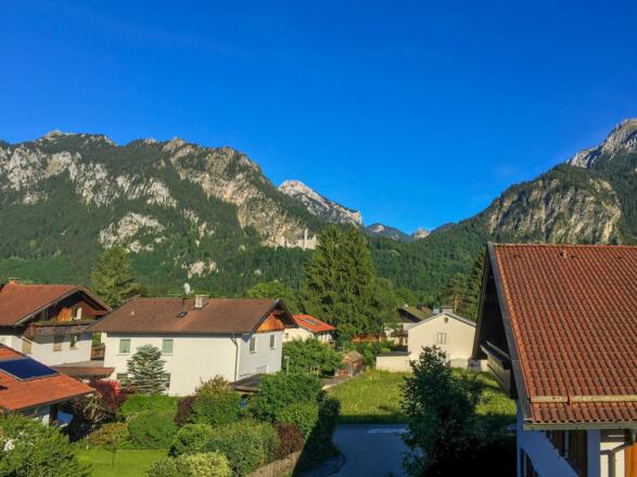 Ausblick vom Balkon