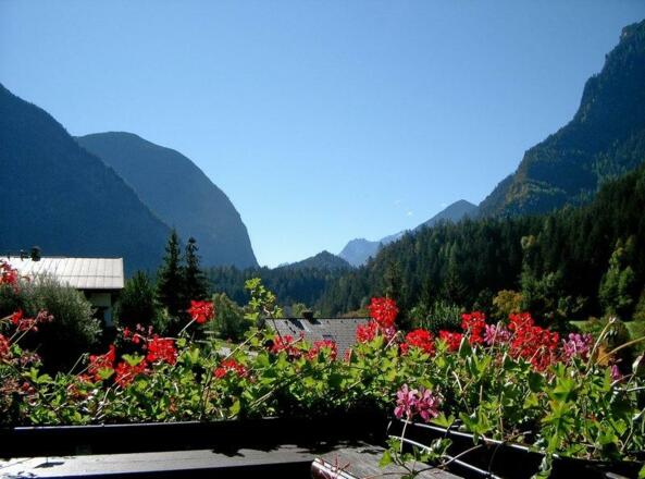 Komfortzimmer im Haus Marita - Blick vom Balkon