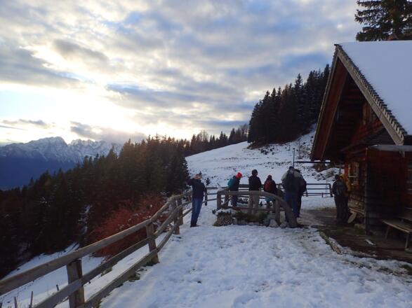 Bei Schnee nicht mehr ganz so gemütlich