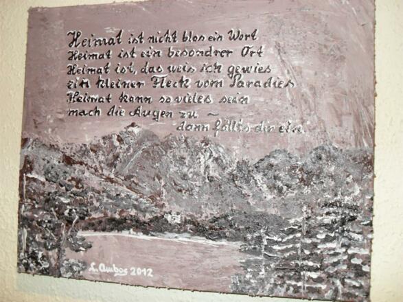 Spruch Heimat...