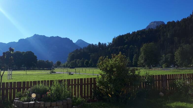 freier Blick auf den Tegelberg