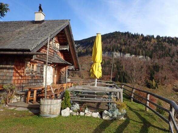 Trattnerhütte noch ohne Schnee