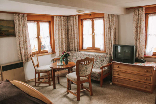 Innenansicht Doppelzimmer Wallberg