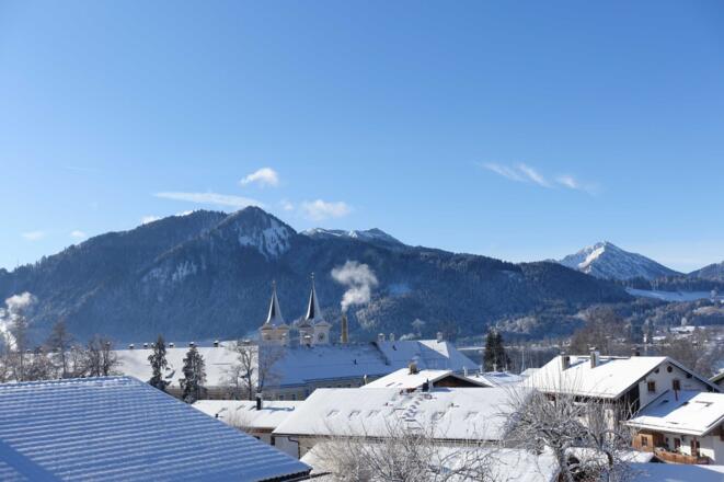 Aussicht auf Ringberg Winter