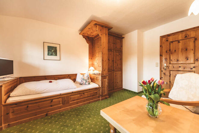 Unsere heimeligen Einzelzimmer