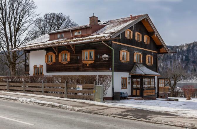 Gästehaus Forelle im Winter