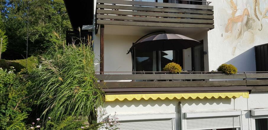 Blick auf die Südterrasse