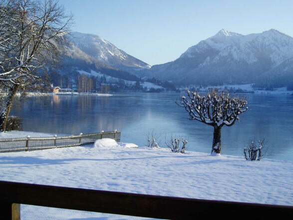 Blick vom Balkon