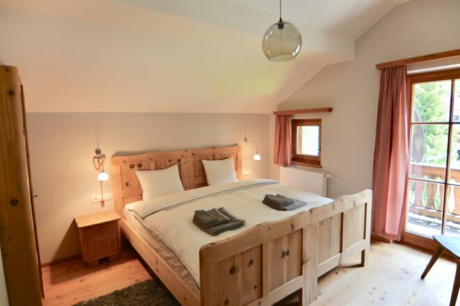 Schlafzimmer im Berghof
