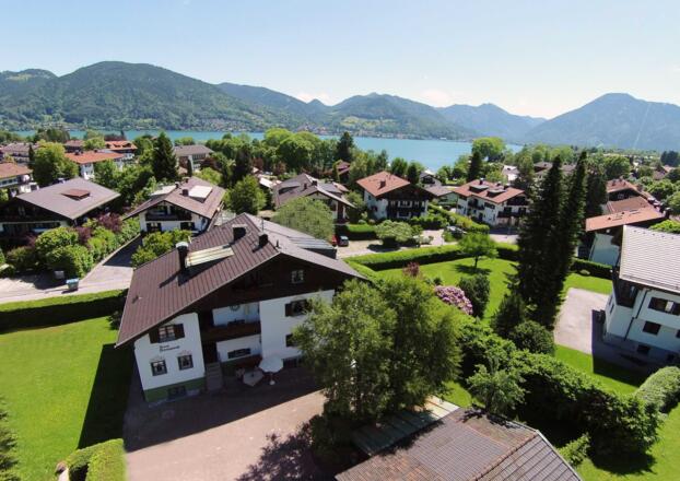 Unser Haus von oben