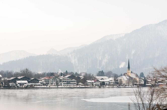 Ferienwohnung Platzhirsch, Ausblick im Winter