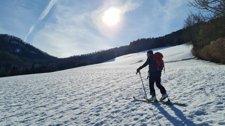 Aufstieg Untere Wiese