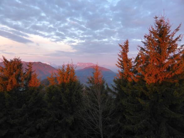 Blick Richtung Untersberg