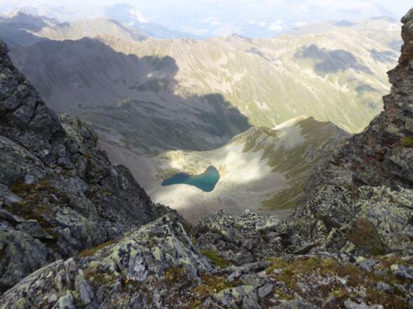 Tiefblick auf den Seekarsee