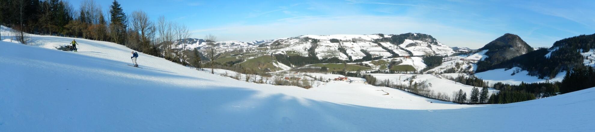 Aufstieg Untere Wiese