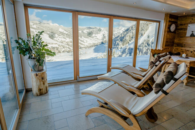 Ferienwohnung mit Sauna und Aussicht
