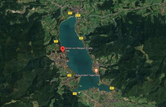 Lage am Tegernsee