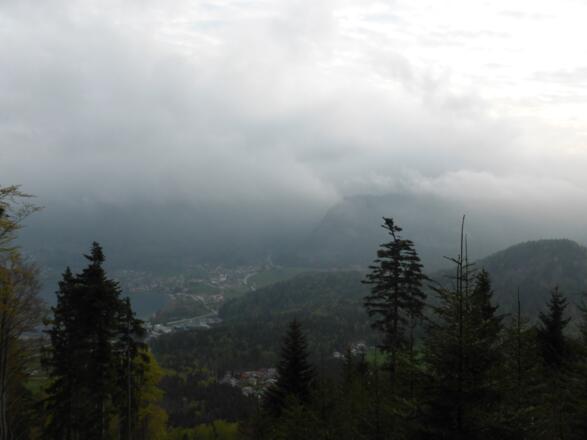 Blick vom Südostkamm Richtung Fuschl und Ellmaustein