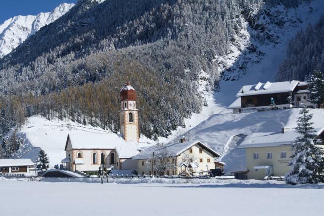 Niederthai tief verschneit