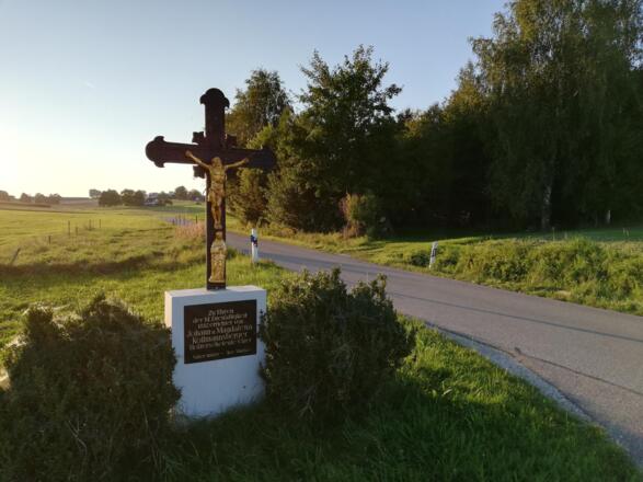 Wegekreuz am Bockerlradweg bei Nandlstadt