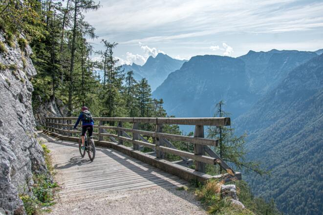 Abfahrt von der Anthauptenalm