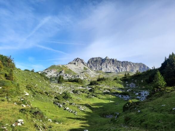 Blick Richtung Rote Wand